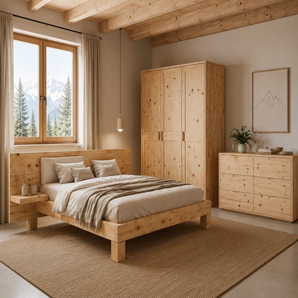 LETTI IN LEGNO MASSELLO